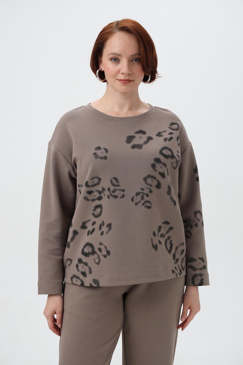 Пуловер Margittes с принтом