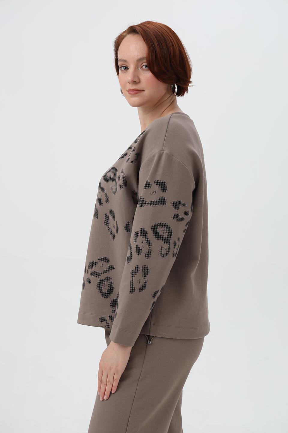 Пуловер Margittes с принтом