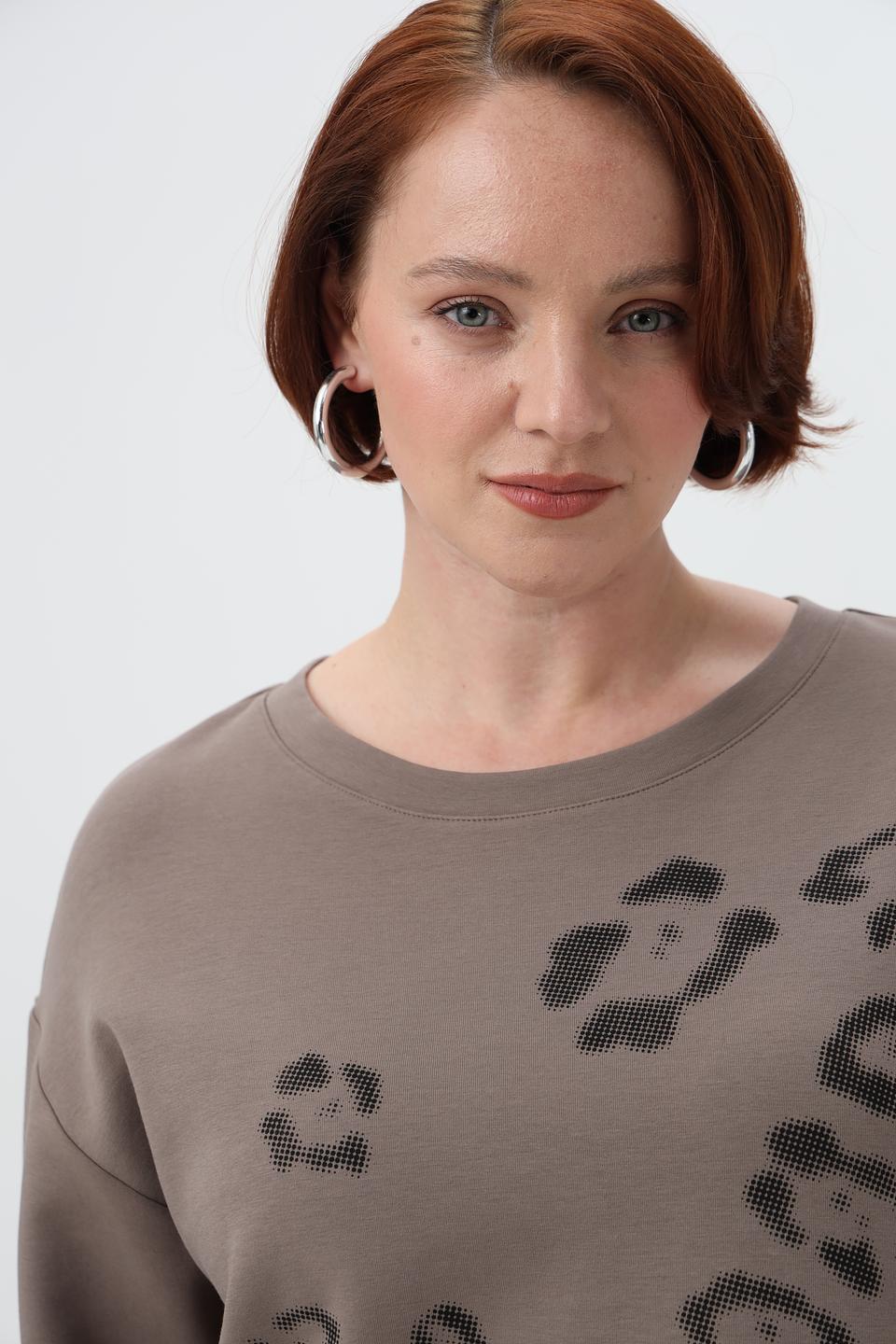 Пуловер Margittes с принтом