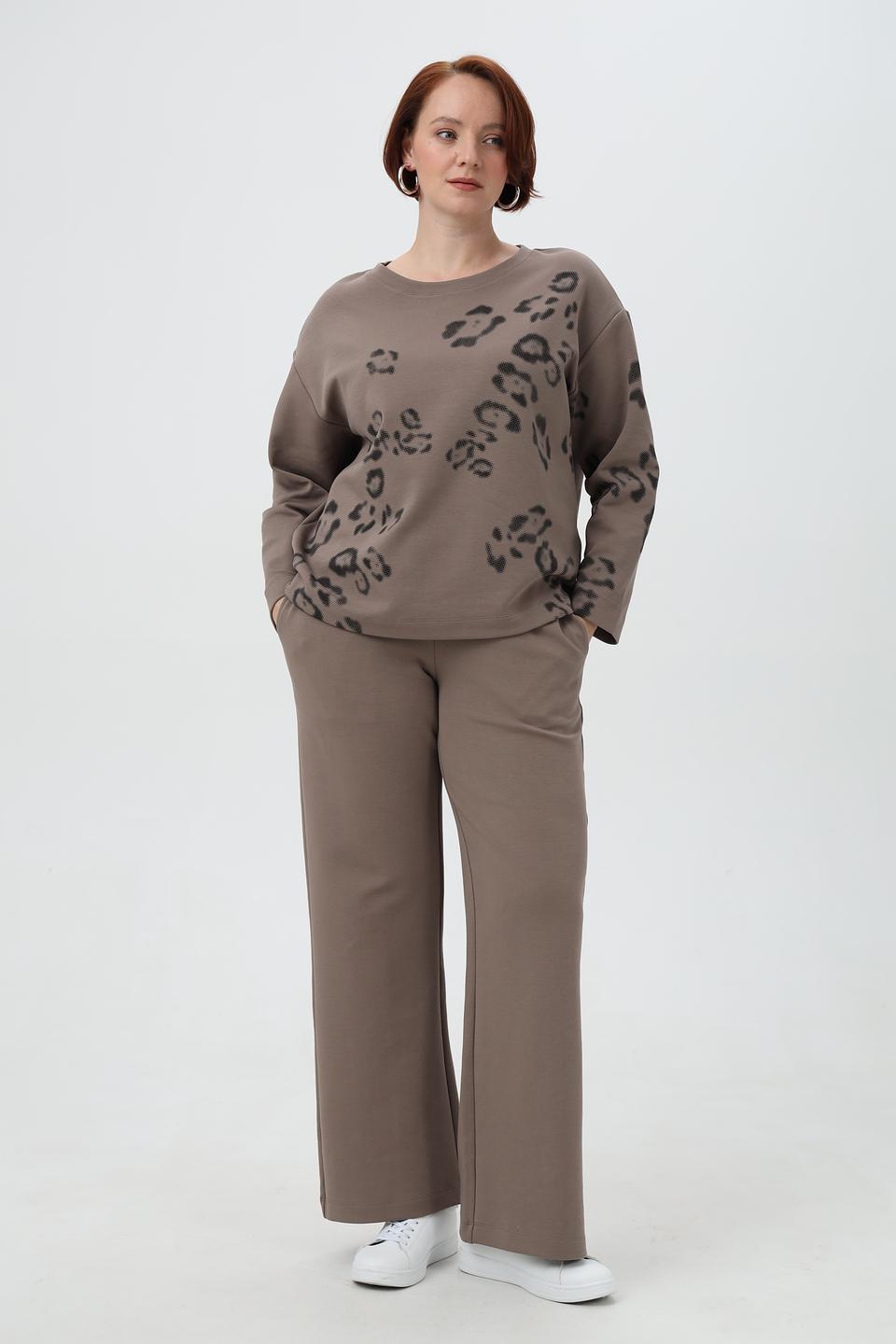 Брюки Margittes клёш бежевые