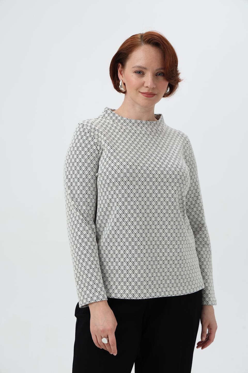 Блуза Olsen с геометрическим принтом