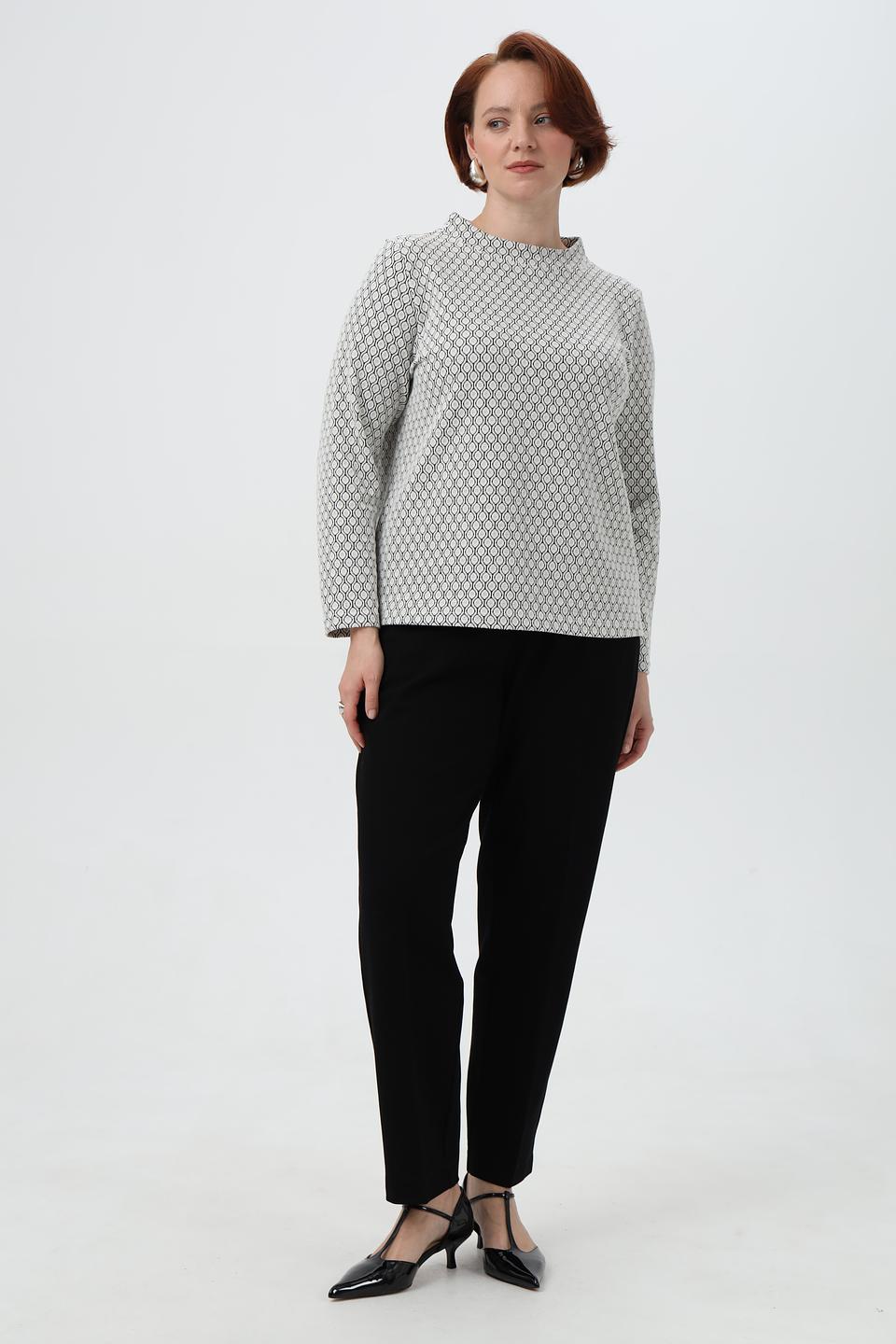 Блуза Olsen с геометрическим принтом