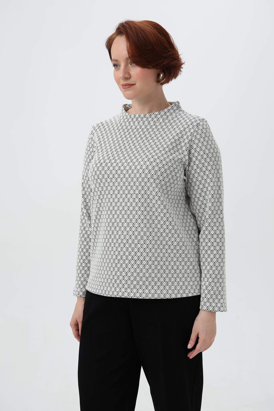 Блуза Olsen с геометрическим принтом