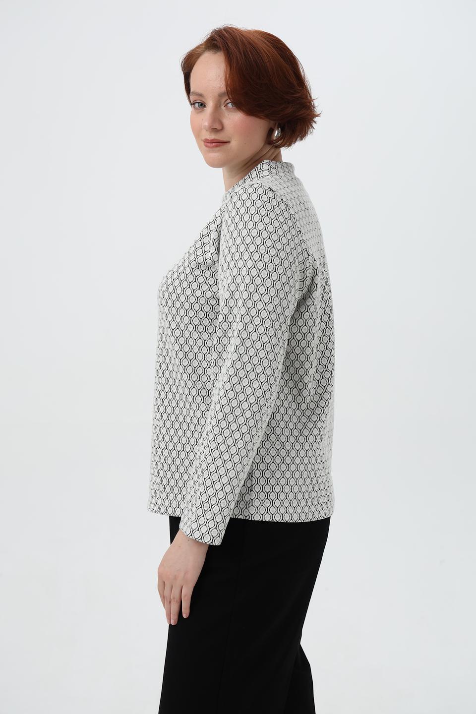 Блуза Olsen с геометрическим принтом