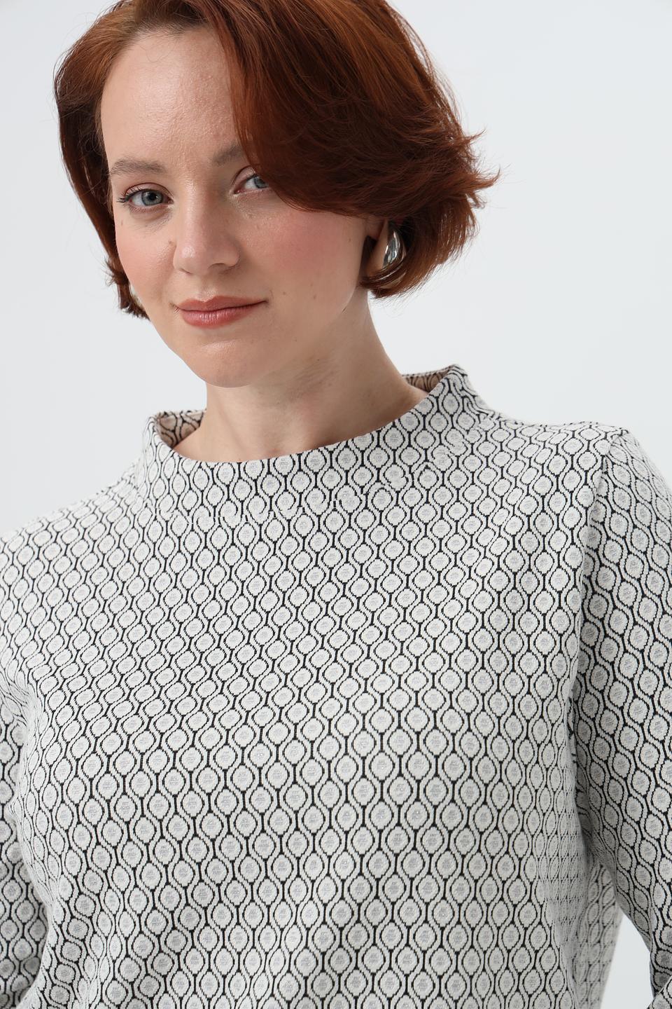 Блуза Olsen с геометрическим принтом