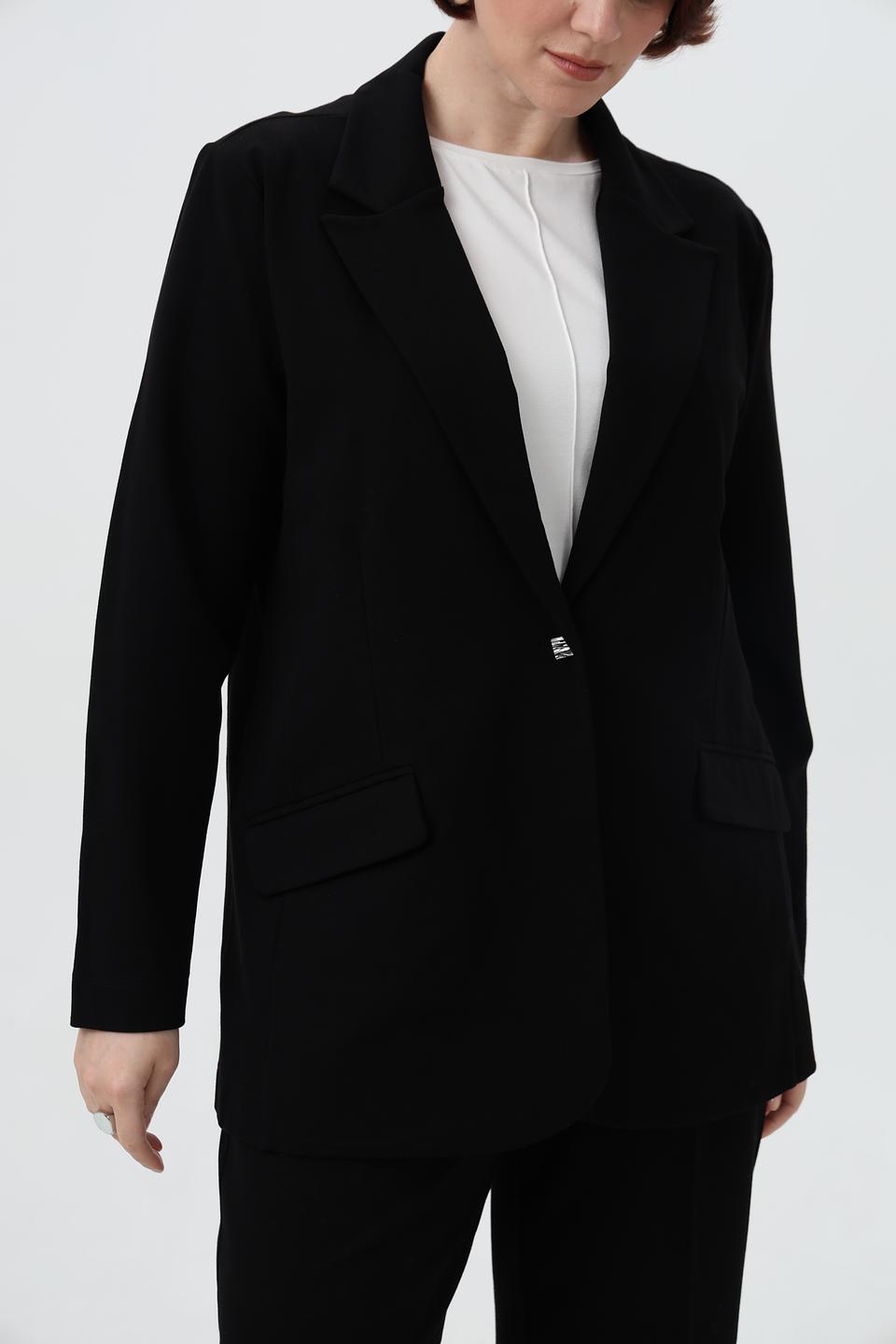 Жакет Frapp черный оверсайз