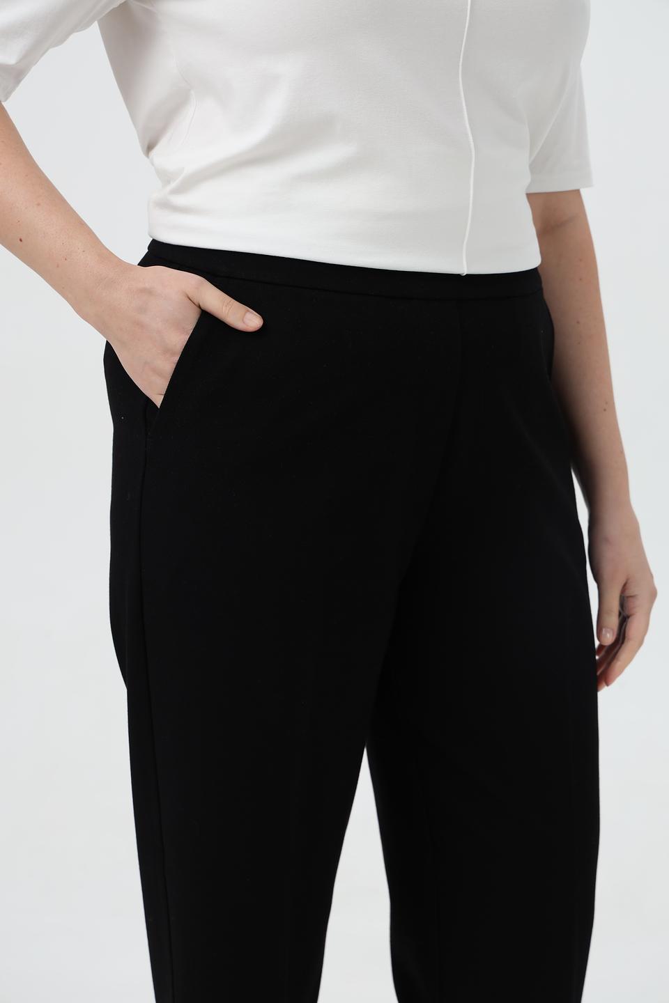 Брюки Frapp клёш чёрные