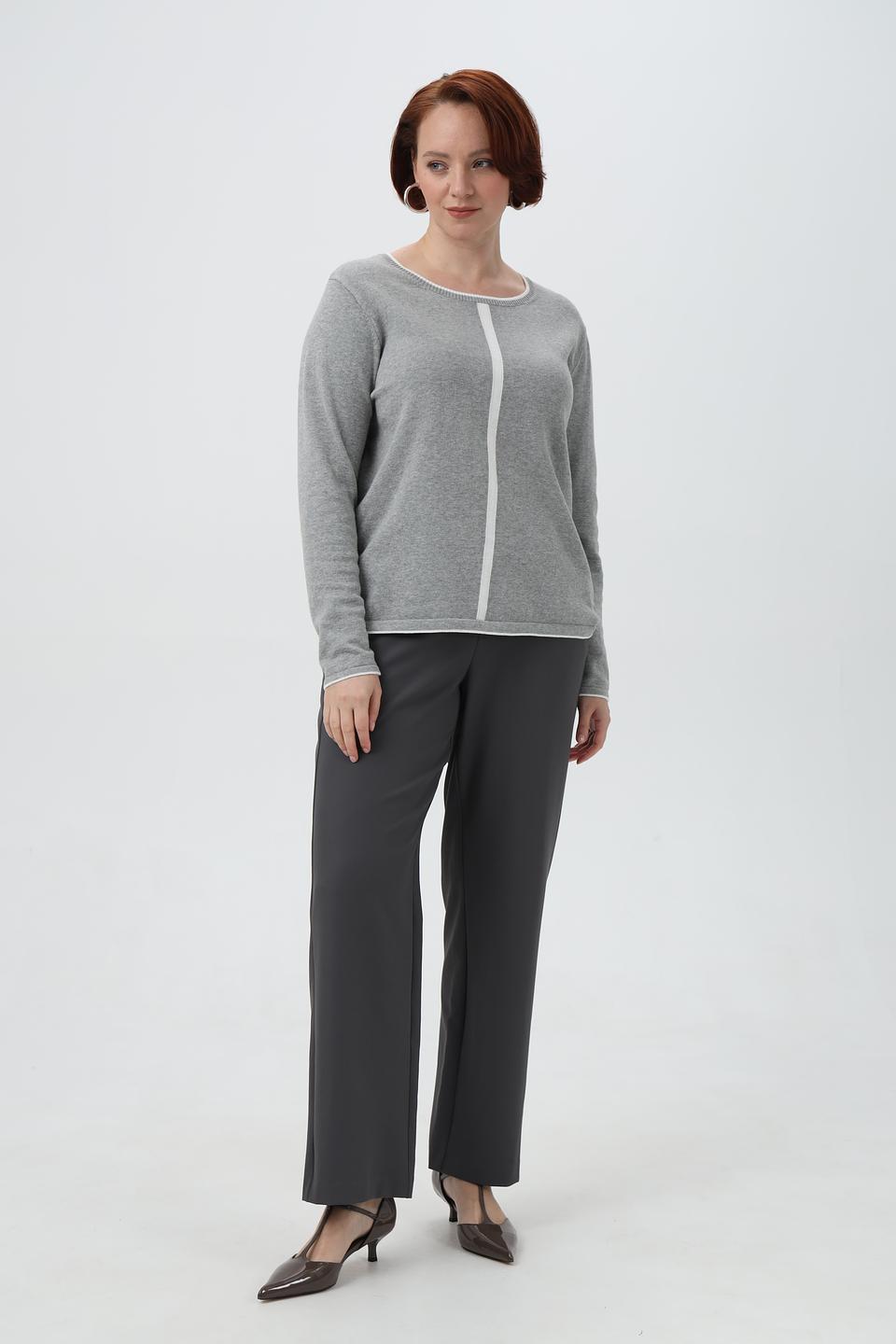 Пуловер Frank Walder с белой полосой