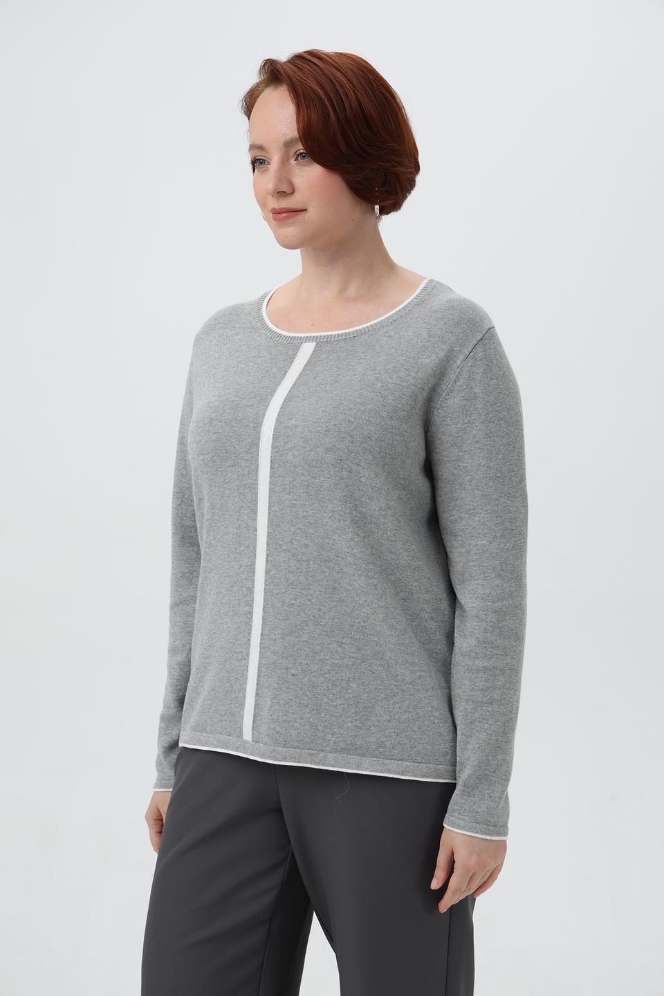 Пуловер Frank Walder с белой полосой