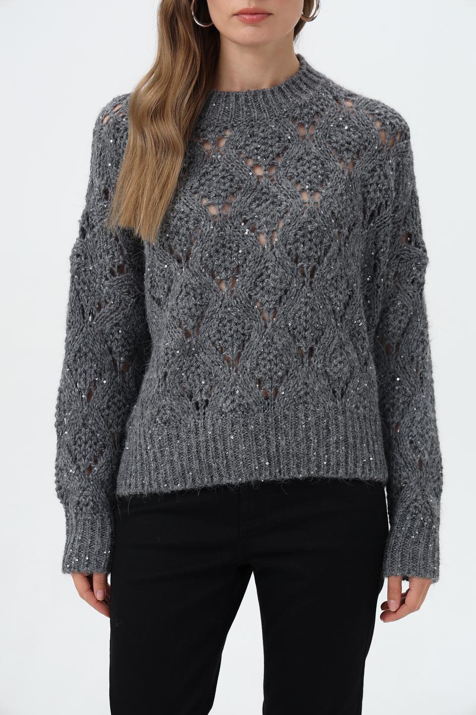 Пуловер Rich and Royal с пайетками