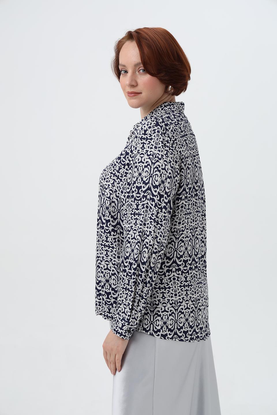 Блузка Lebek с орнаментом