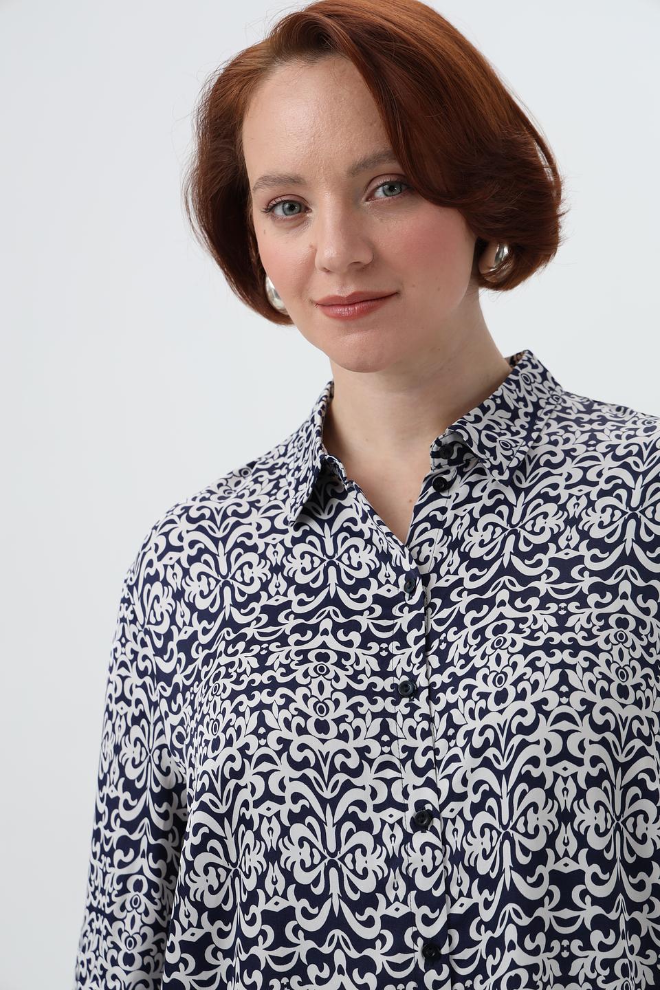 Блузка Lebek с орнаментом
