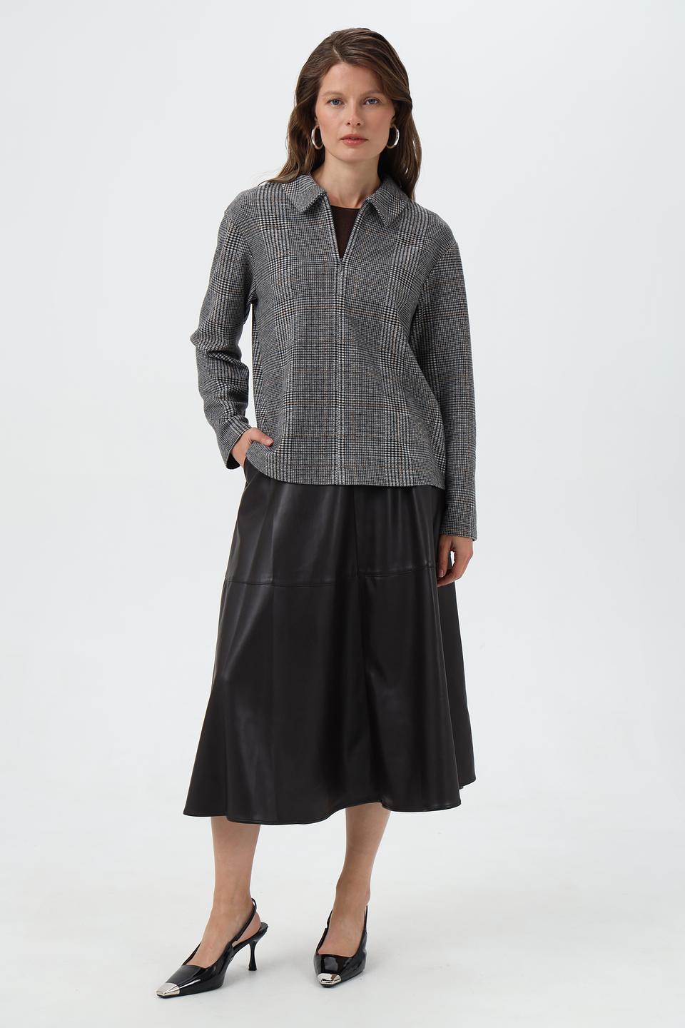 Пуловер Rabe collection в клетку