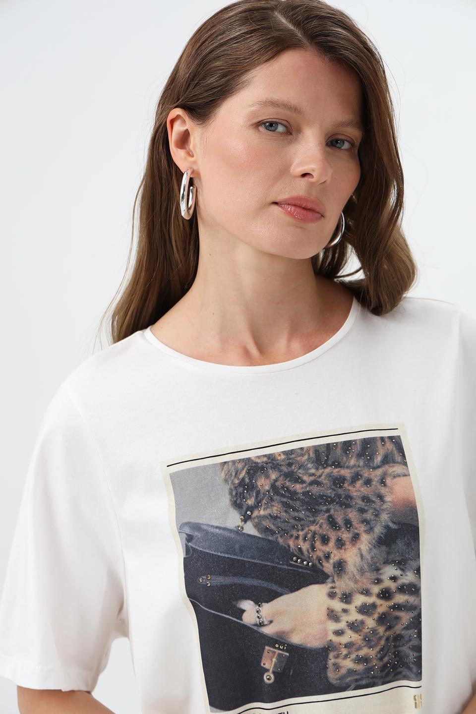 Футболка Oui с принтом