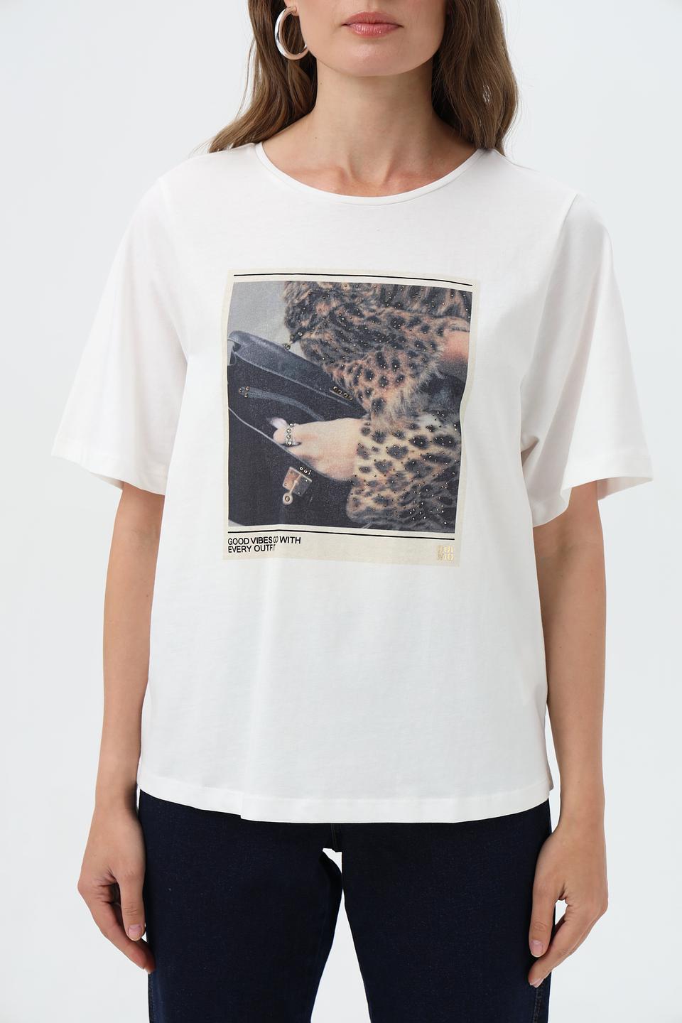 Футболка Oui с принтом