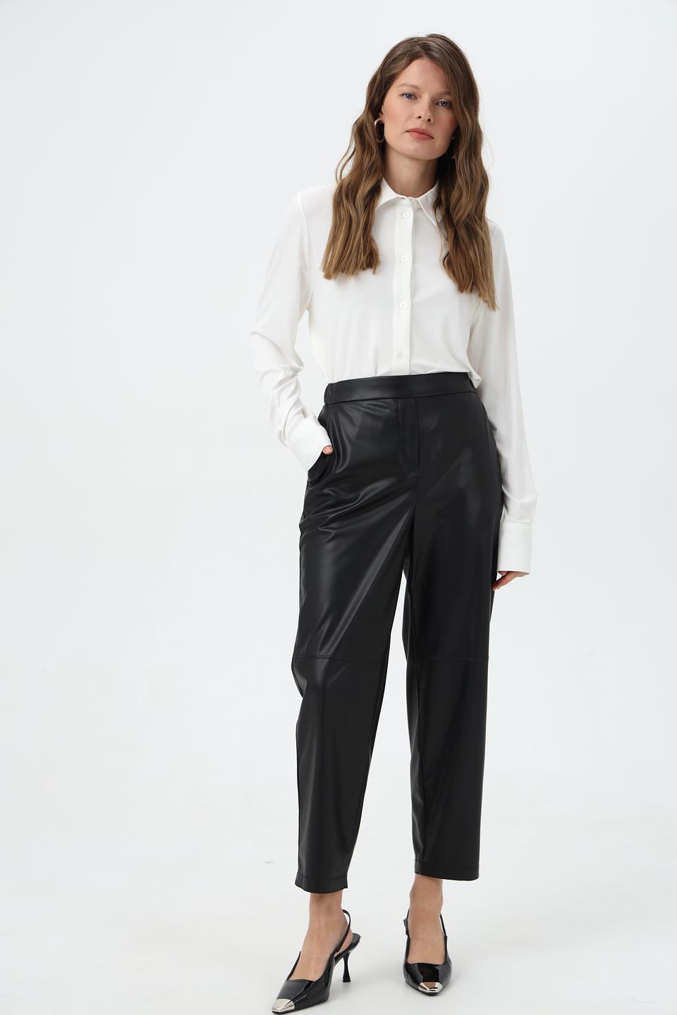 Брюки Marc Cain из экокожи