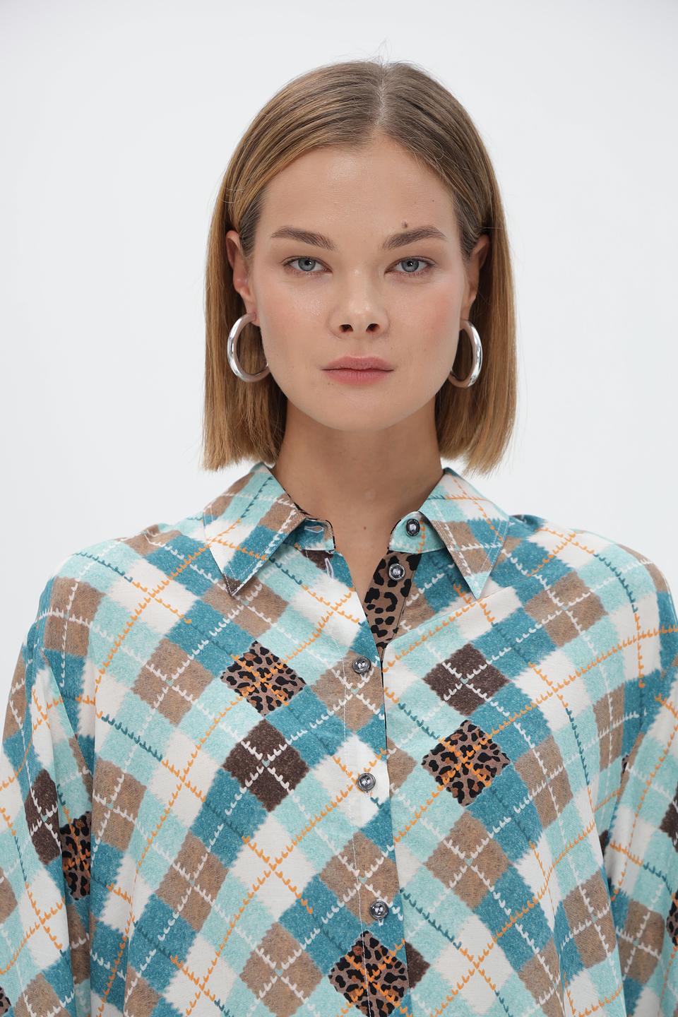 Рубашка Marc Cain с принтом