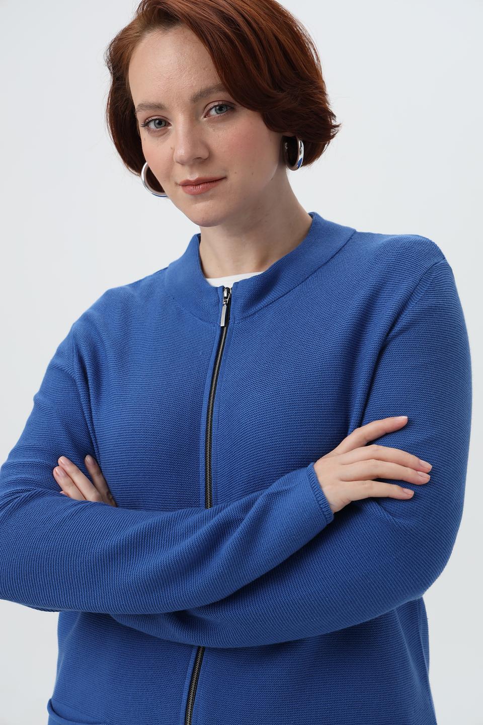 Жакет Barbara Lebek вязаный на молнии