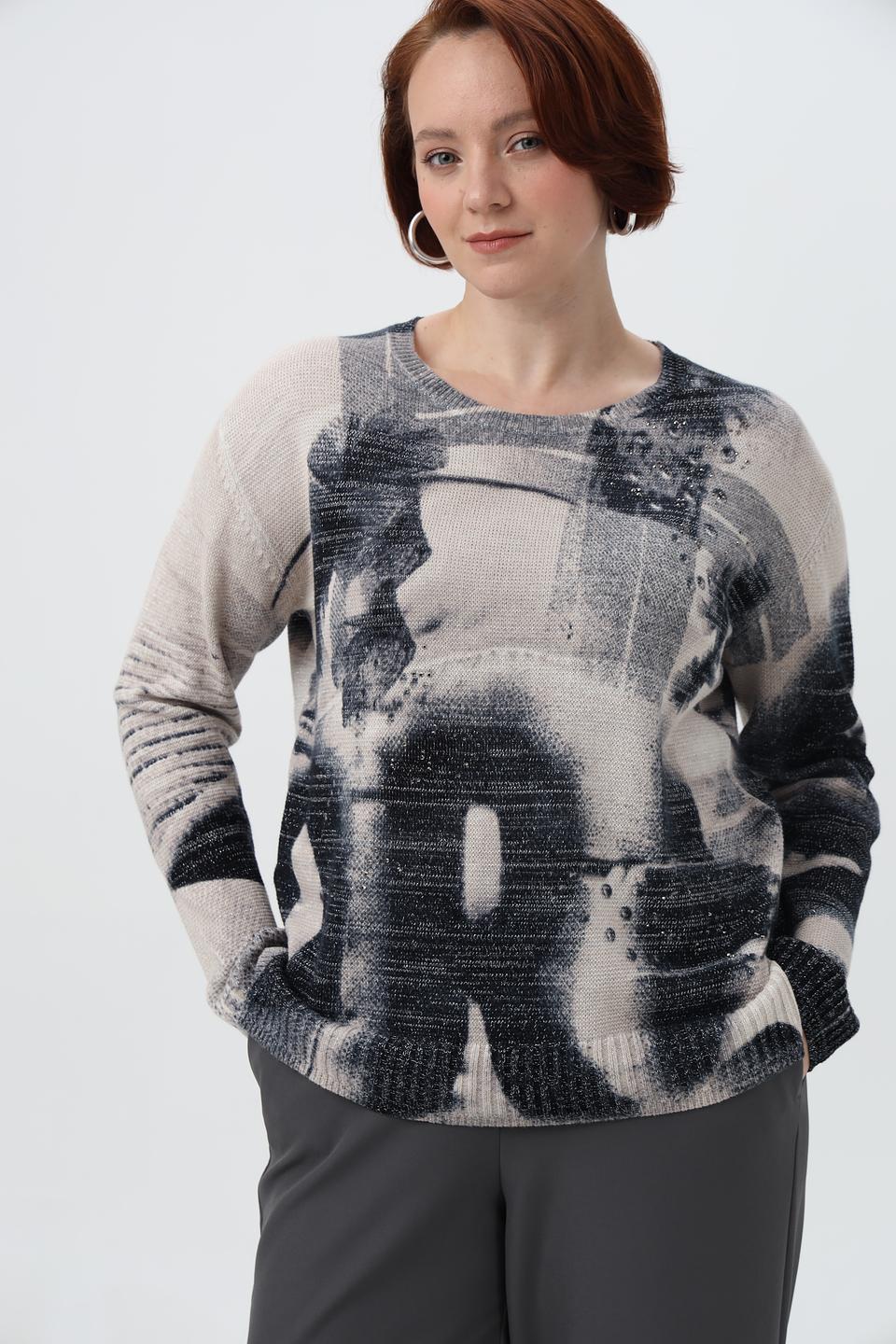 Пуловер Rabe collection с принтом