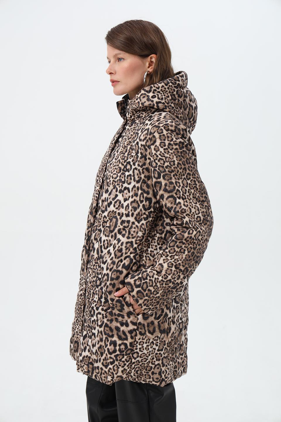 Куртка Betty Barclay с леопардовым капюшоном