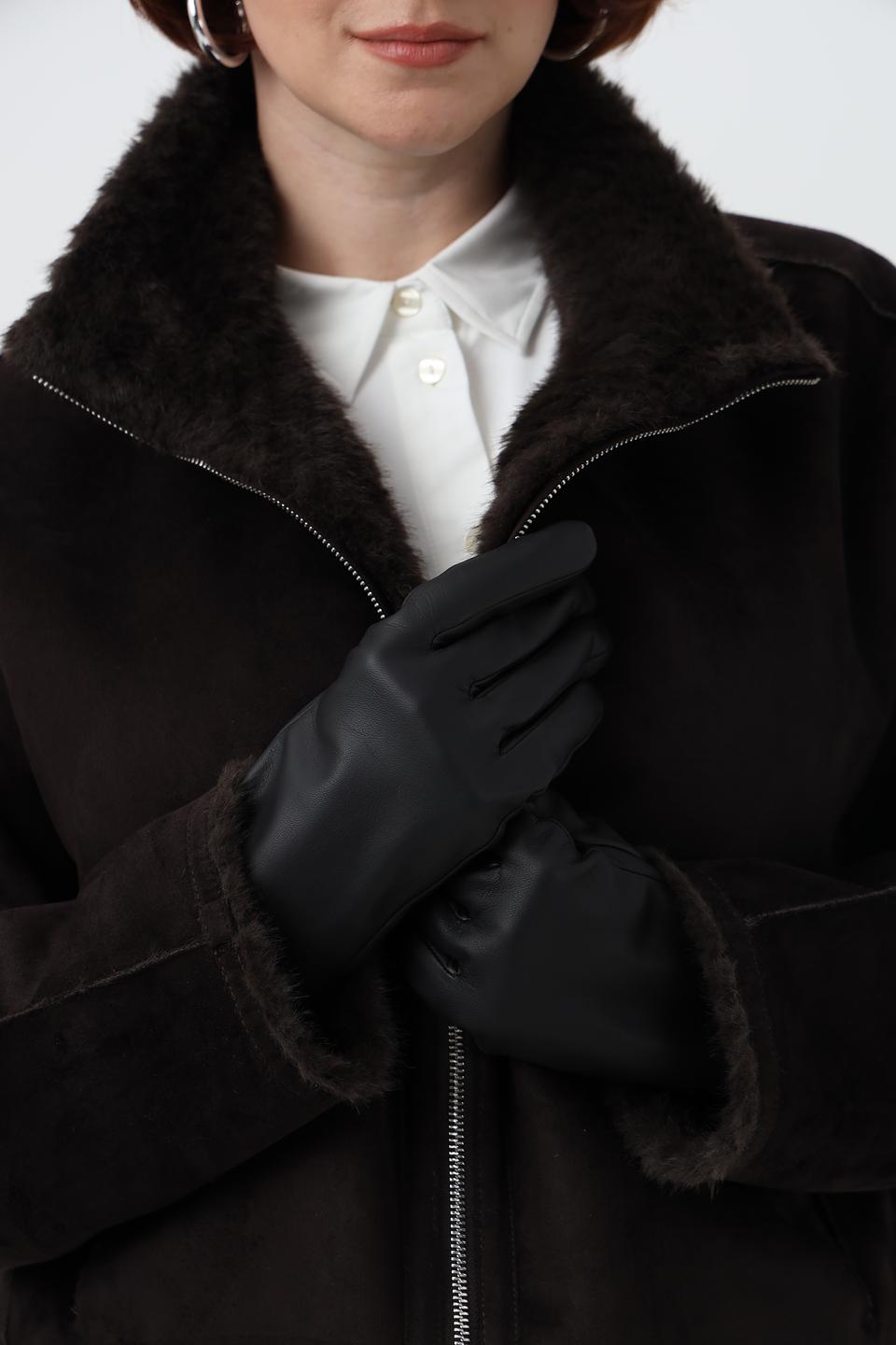 Перчатки Roeckl кожаные черные