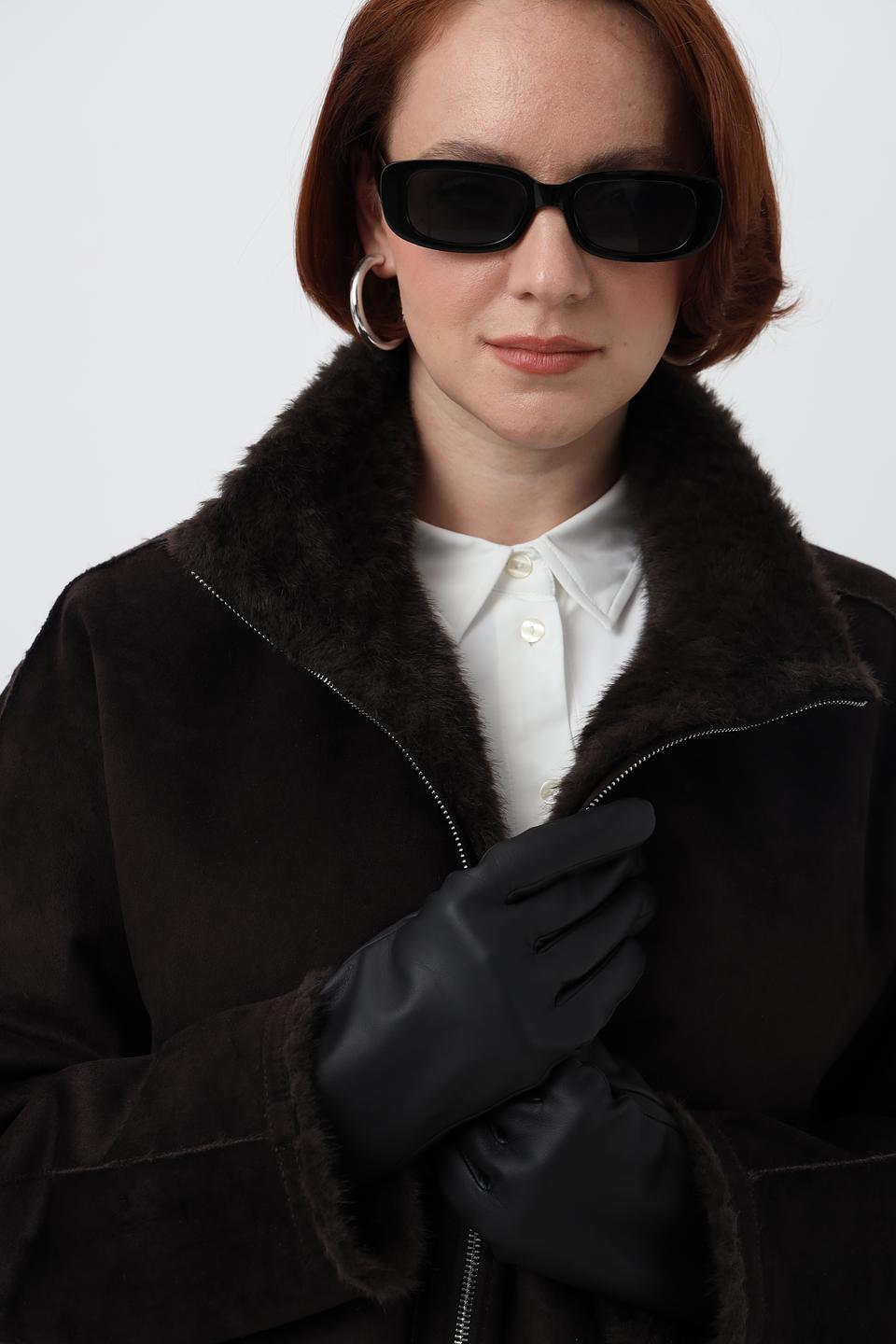 Перчатки Roeckl кожаные черные