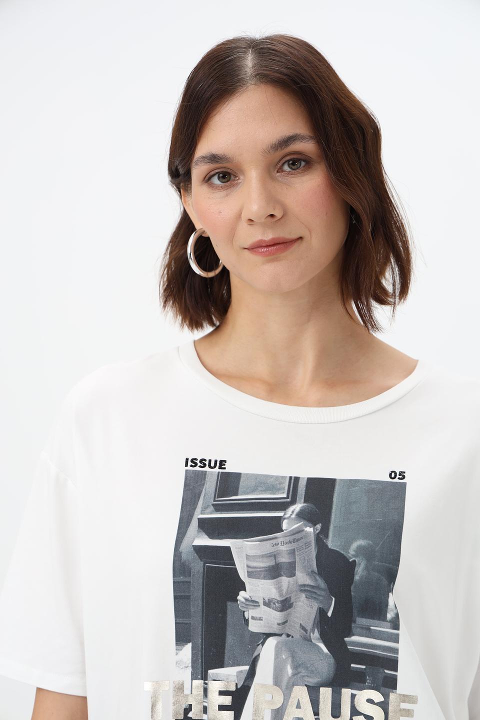 Футболка Miss Lagotte с принтом