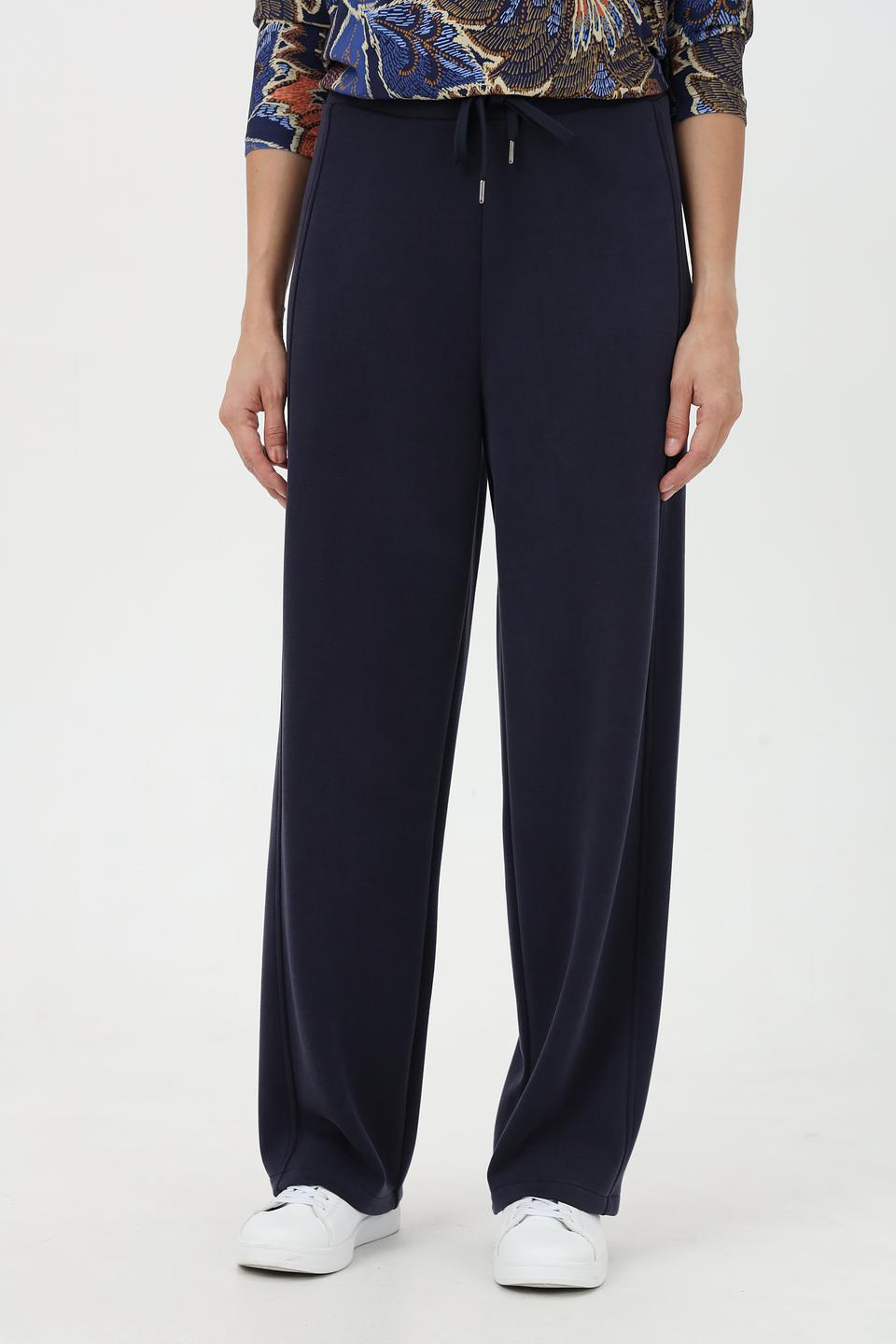 Брюки Croche wom темно-синие