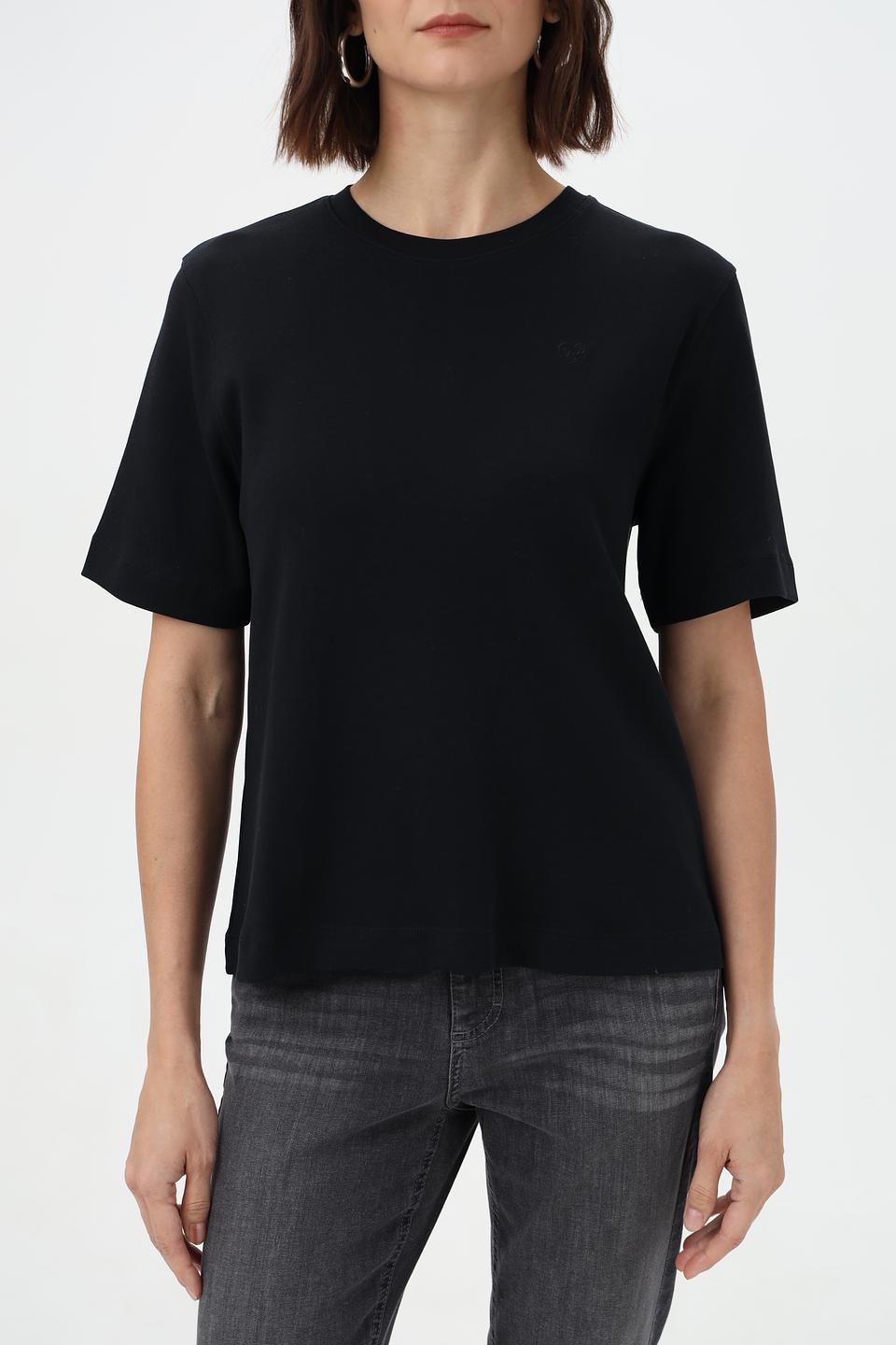 Футболка Oui женская черная