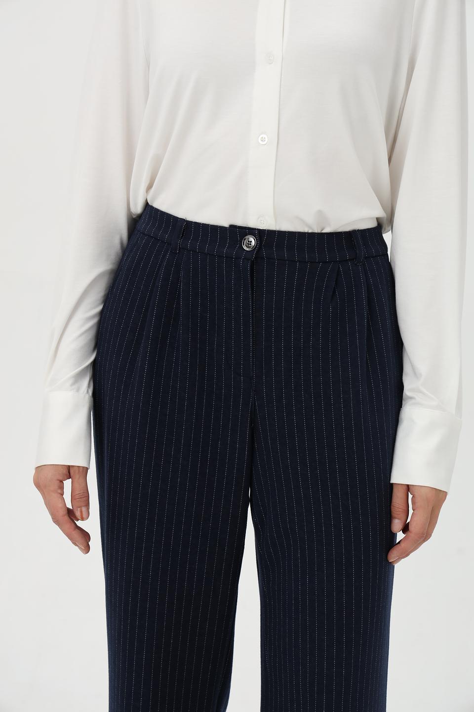 Брюки Barbara Lebek в полоску