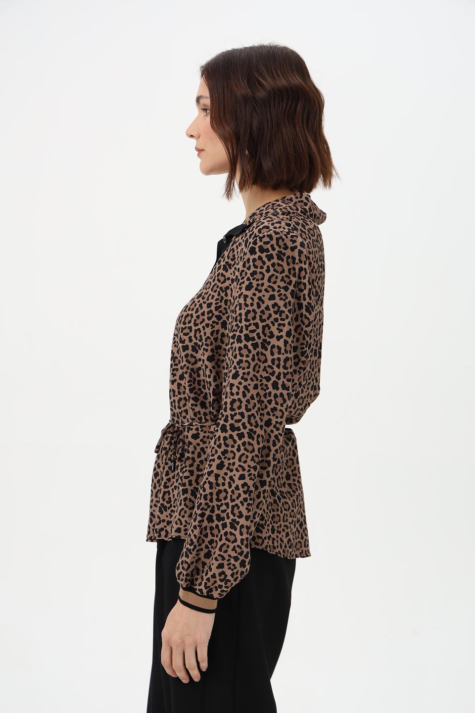 Блузка Marc Cain с леопардовым принтом