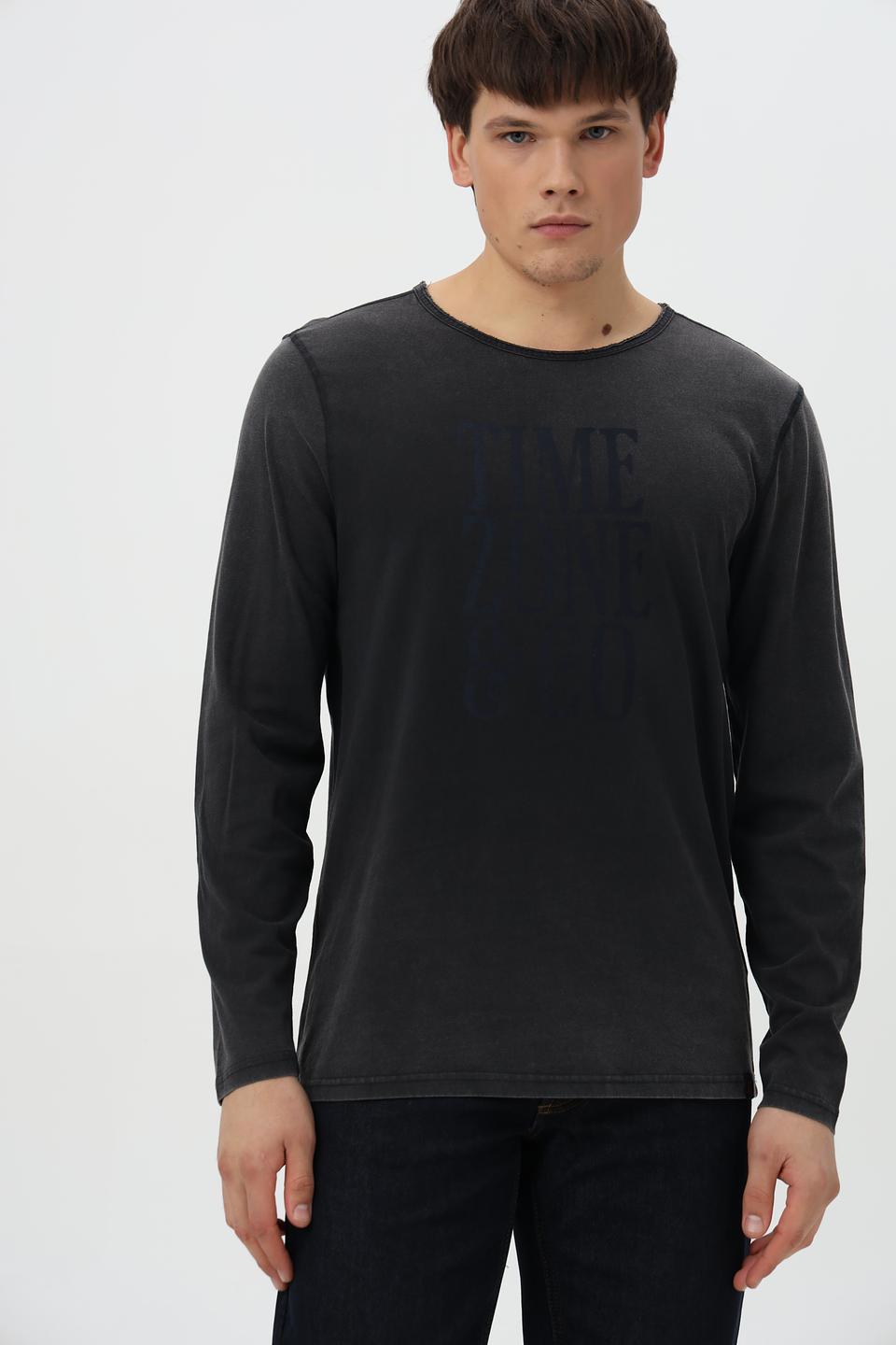 Лонгслив Time Zone с логотипом