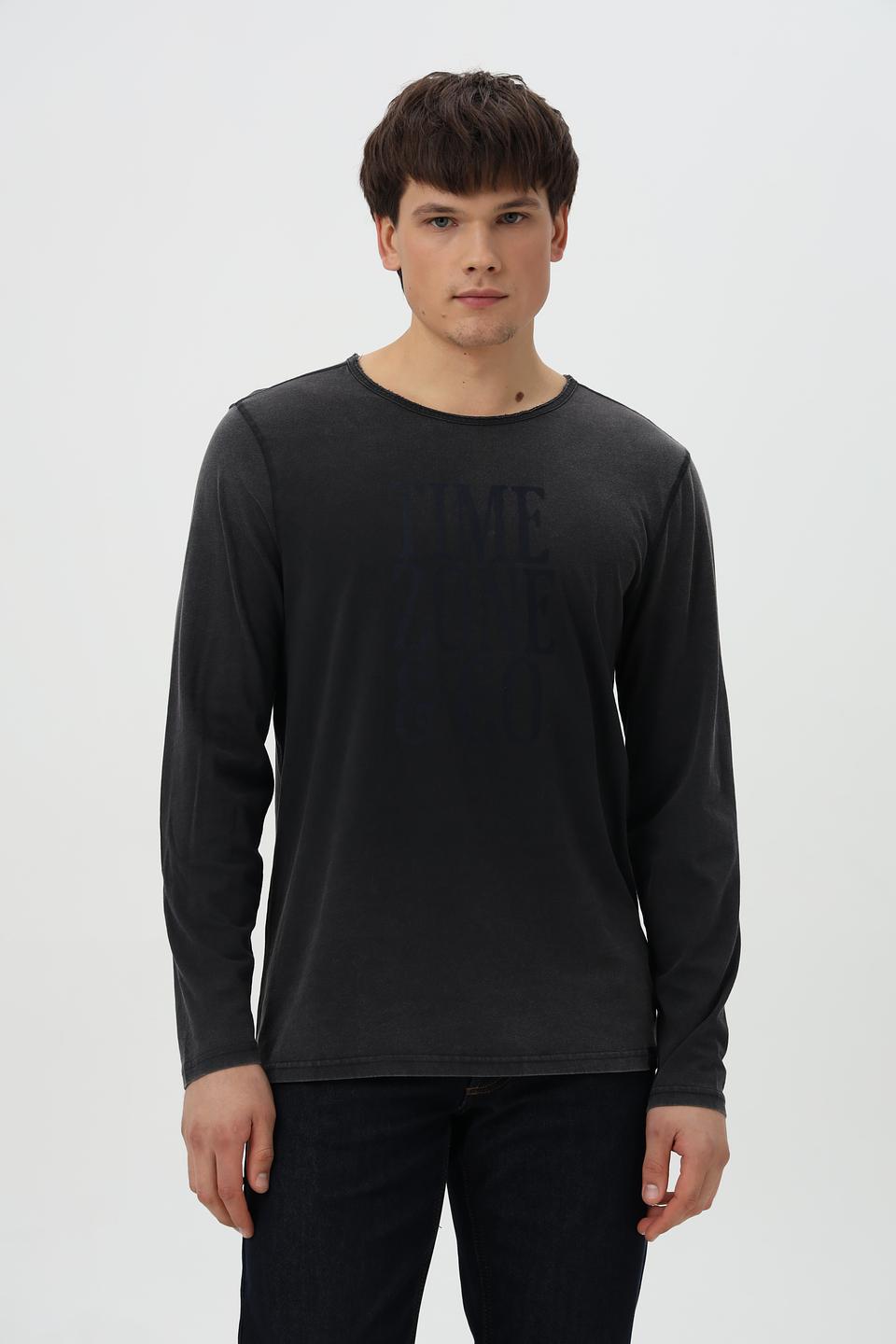 Лонгслив Time Zone с логотипом