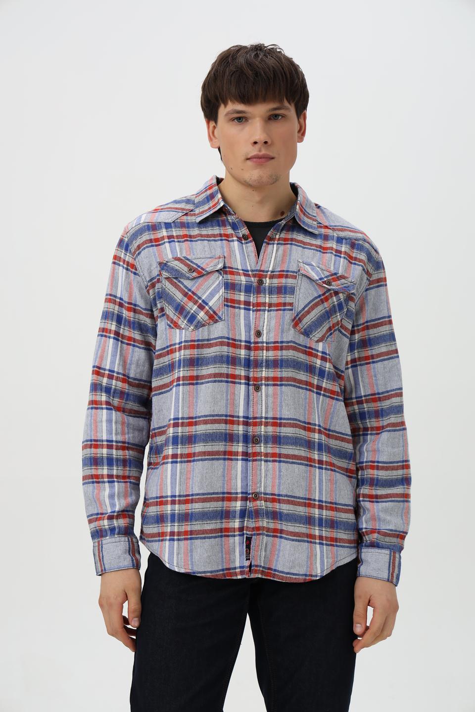 Рубашка Time Zone в клетку