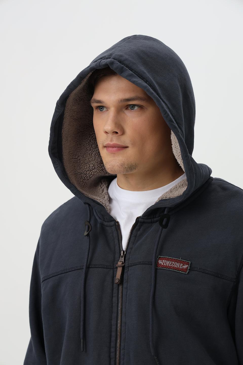 Кардиган Time Zone с капюшоном