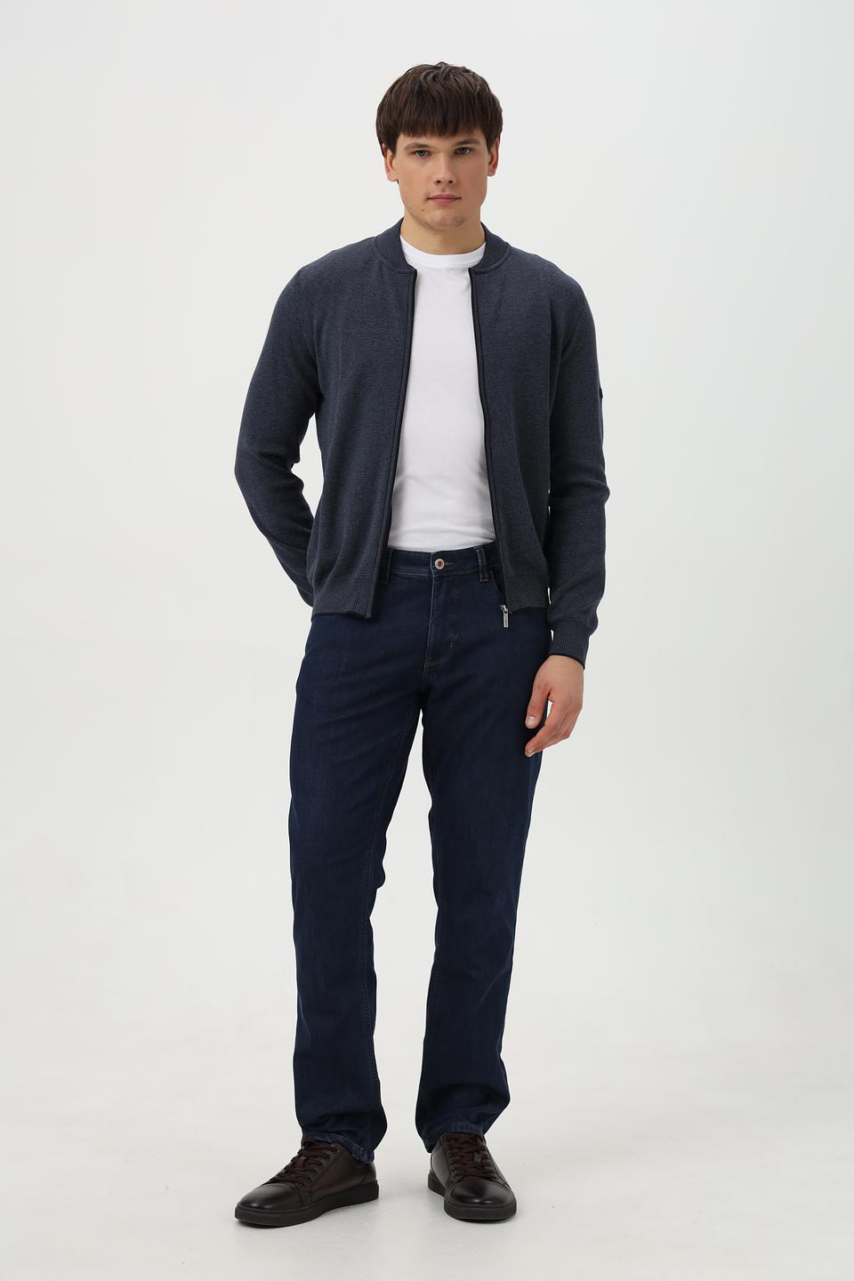 Кардиган Monte Carlo мужской тёмно-синий