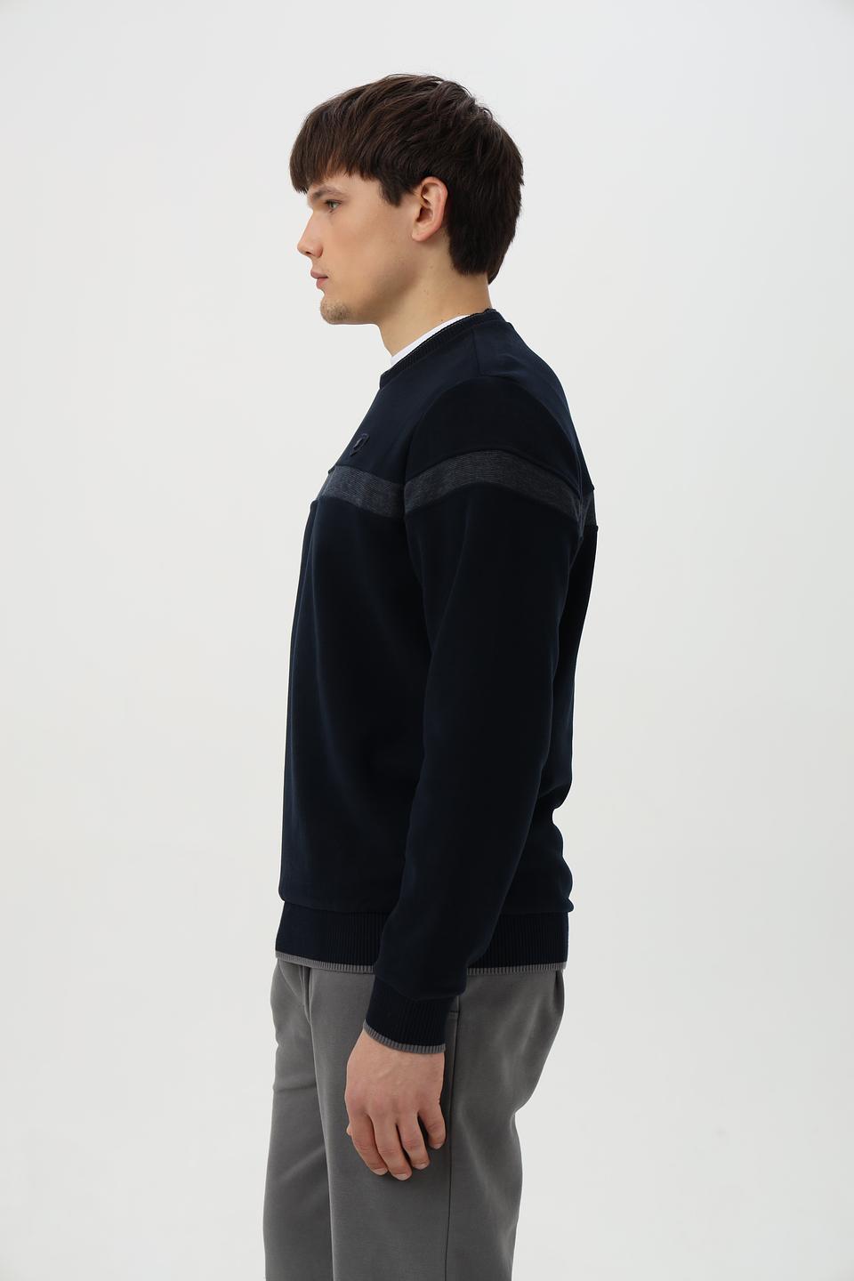 Джемпер Monte Carlo мужской тёмно-синий