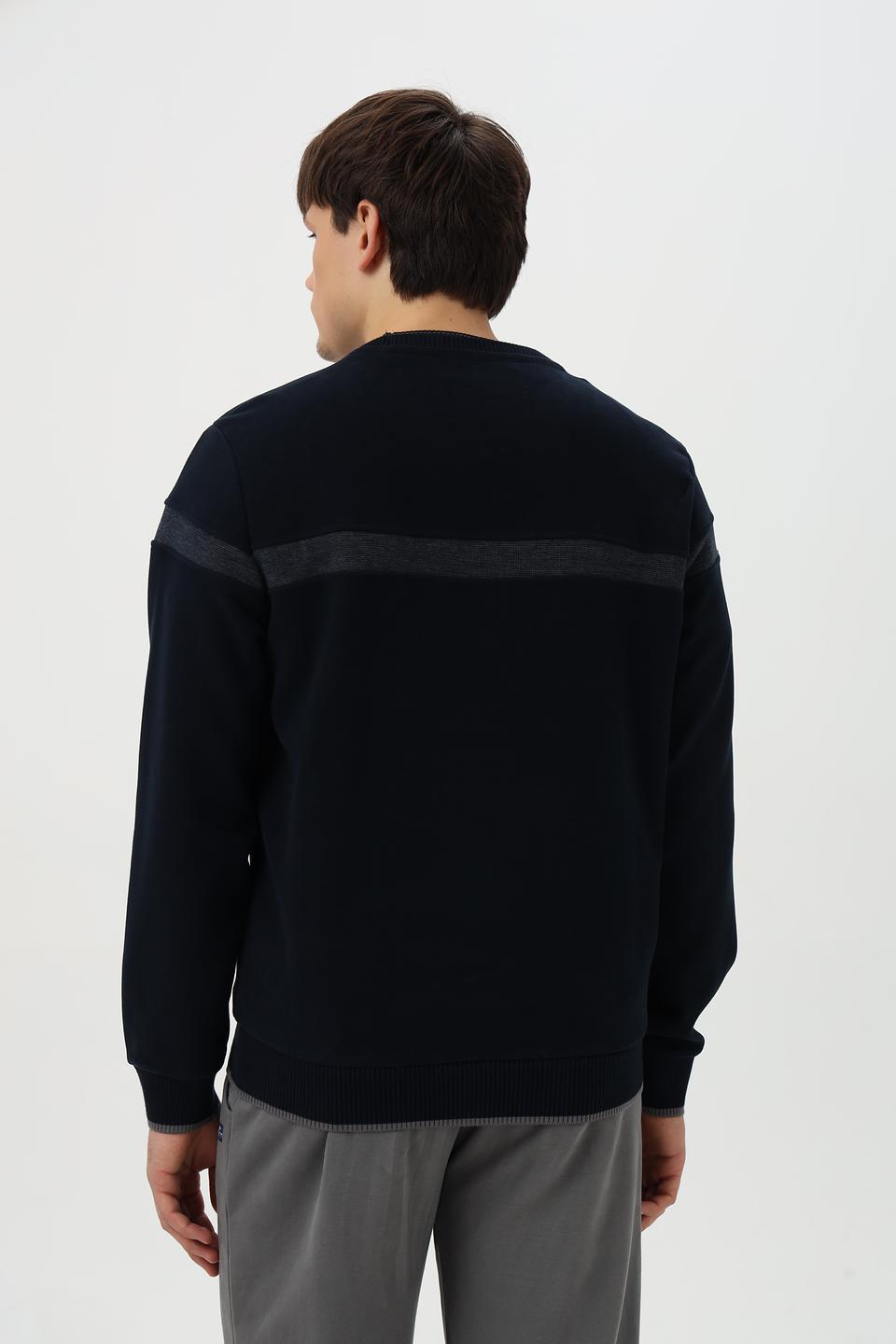 Джемпер Monte Carlo мужской тёмно-синий