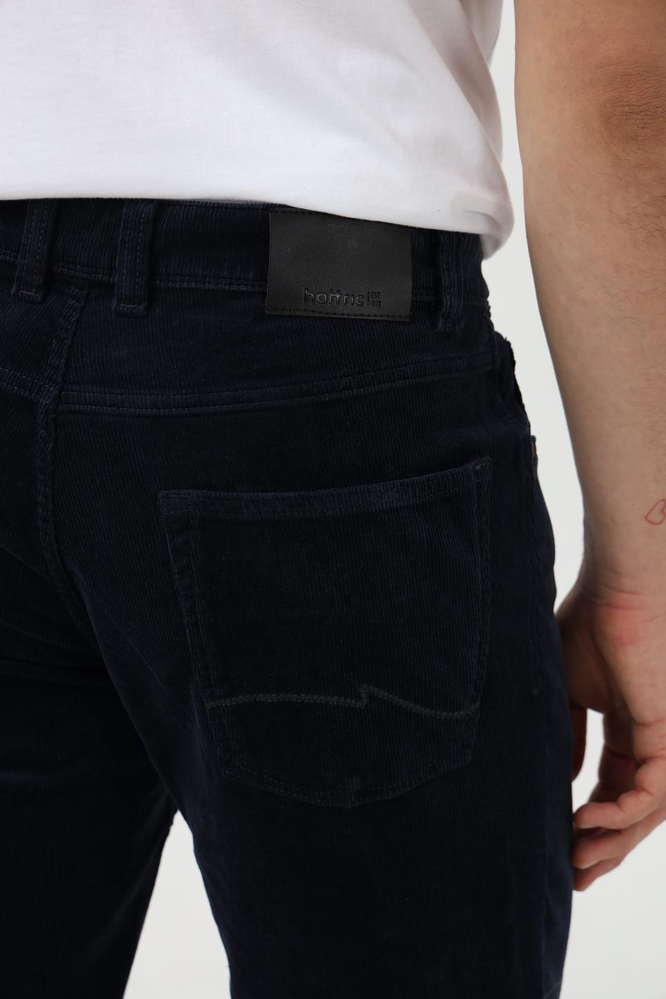 Брюки вельветовые Hattric темно-синие