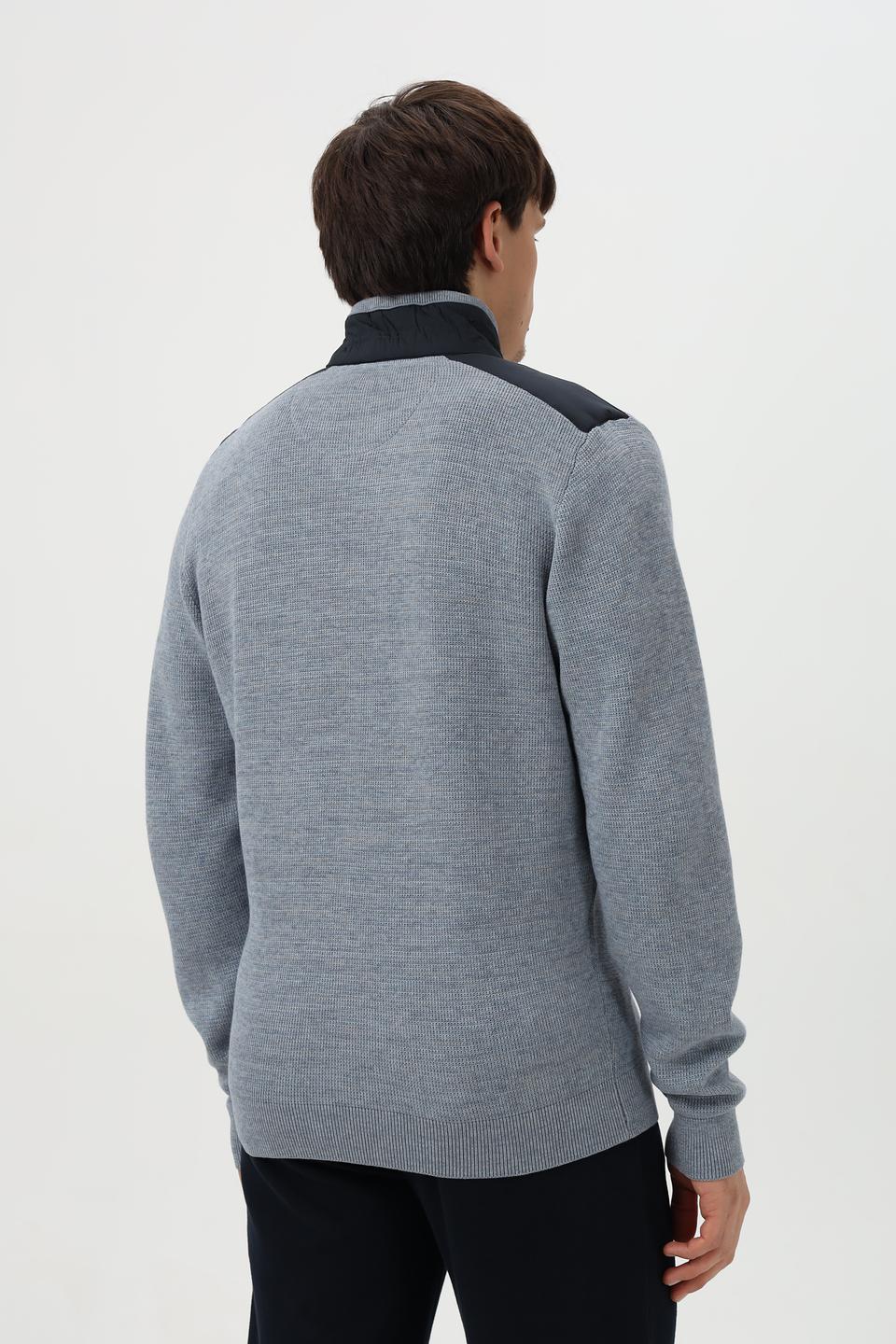 Джемпер Casa Moda с молнией серый