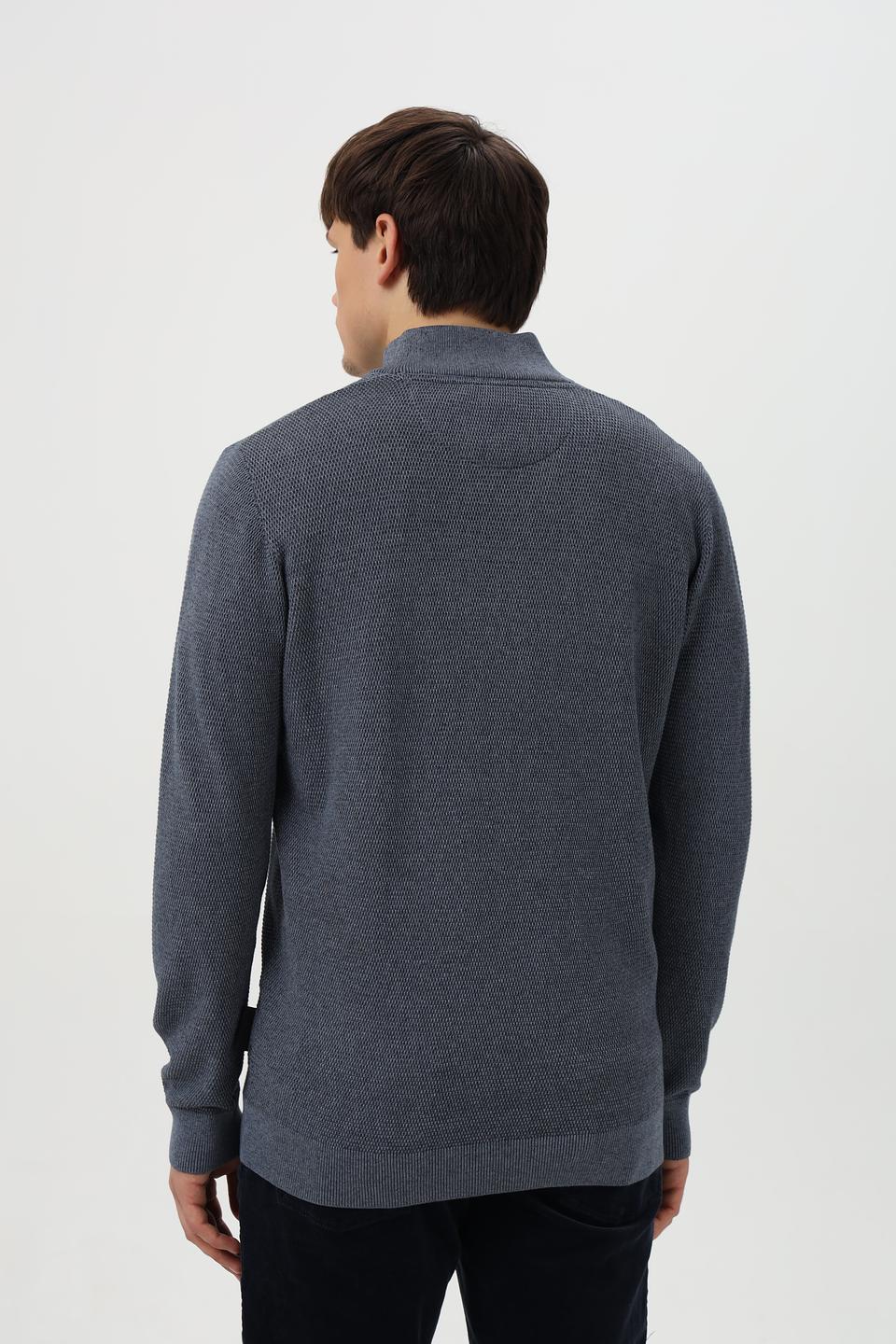 Джемпер Casa Moda с молнией серый