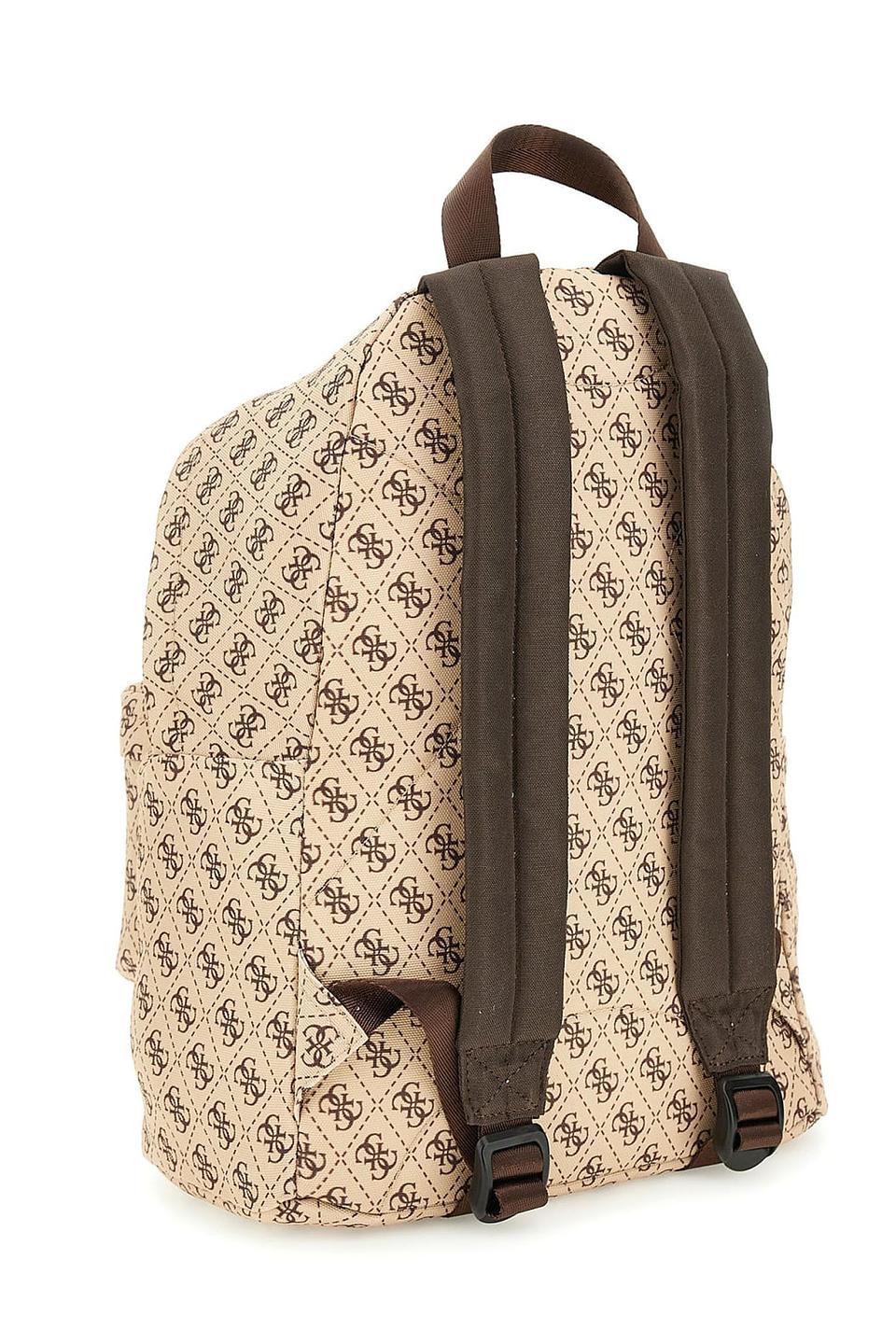 Рюкзак Guess дев. с логотипом бежевый