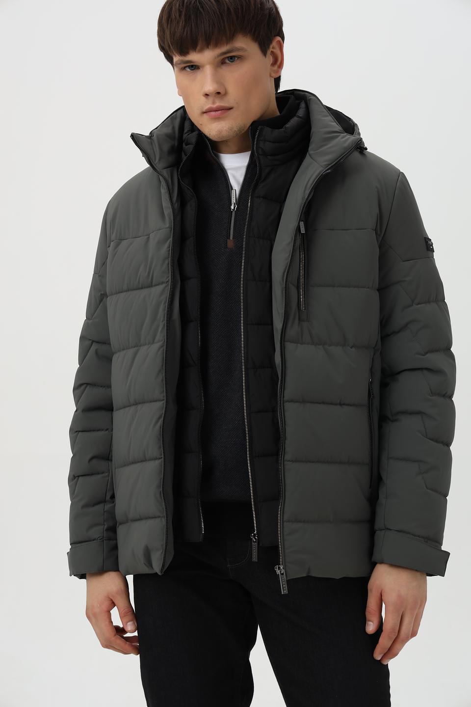 Куртка Bugatti мужская серая