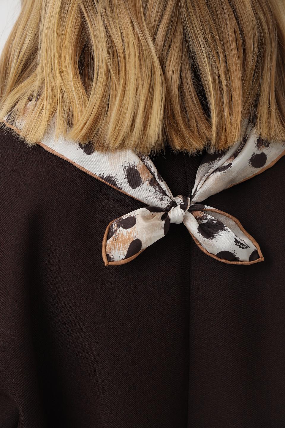 Платок Fraas с леопардовым принтом