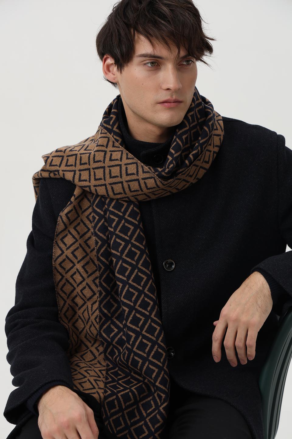 Шарф Bugatti ACC в клетку