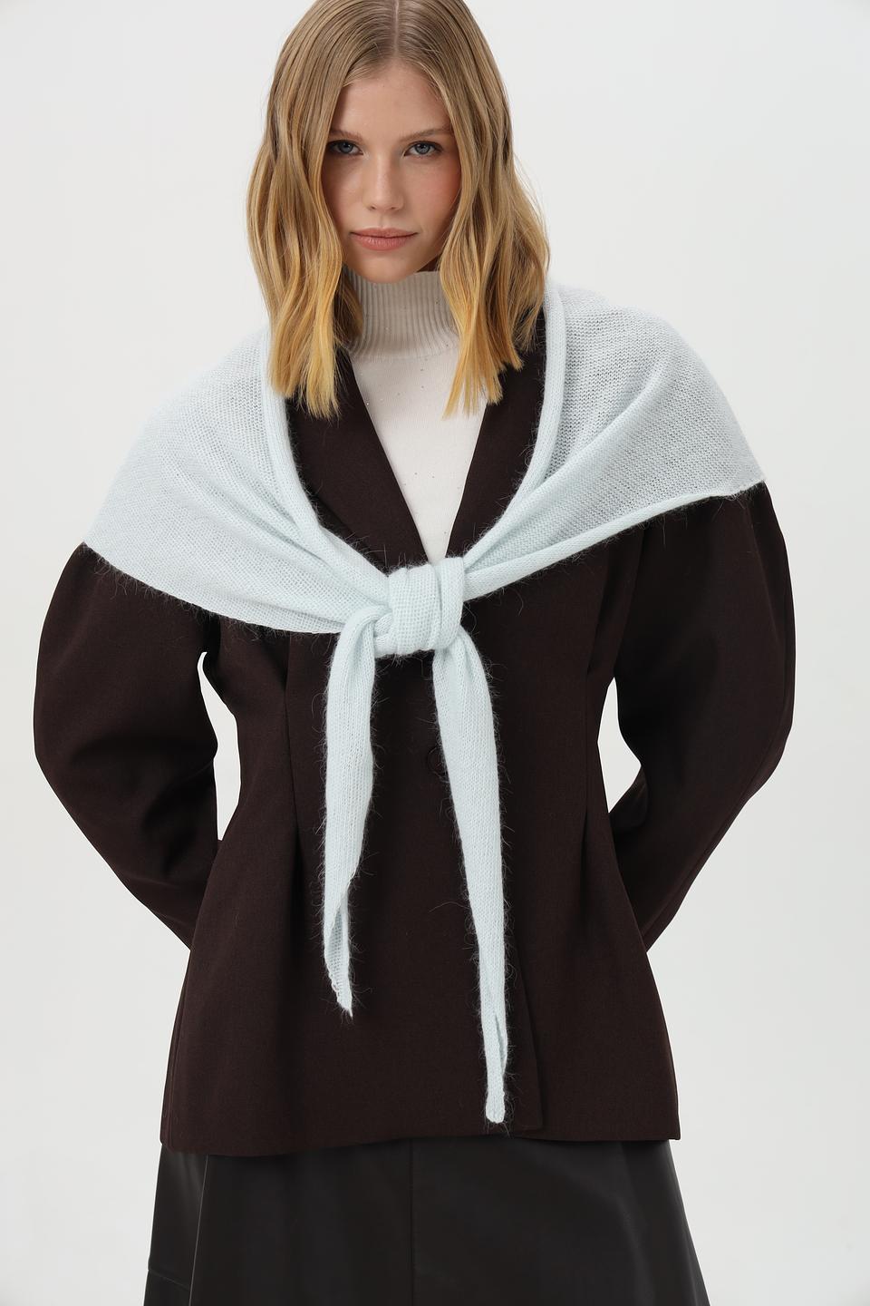 Шарф Julia Florenzi светло-голубой