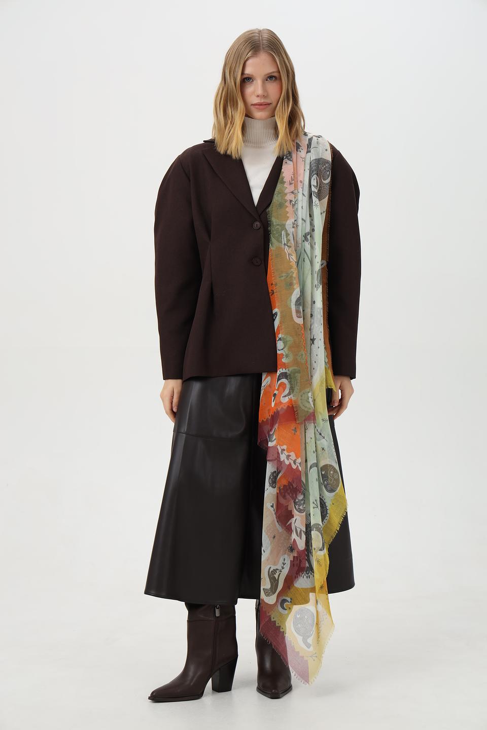 Платок Fraas с принтом