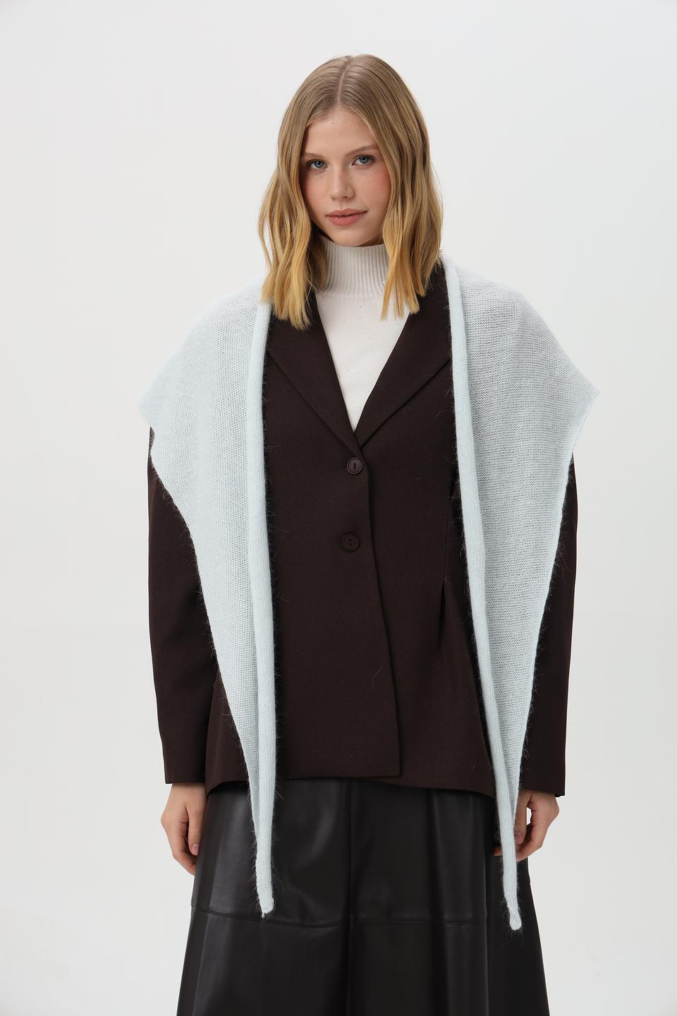 Шарф Julia Florenzi светло-голубой