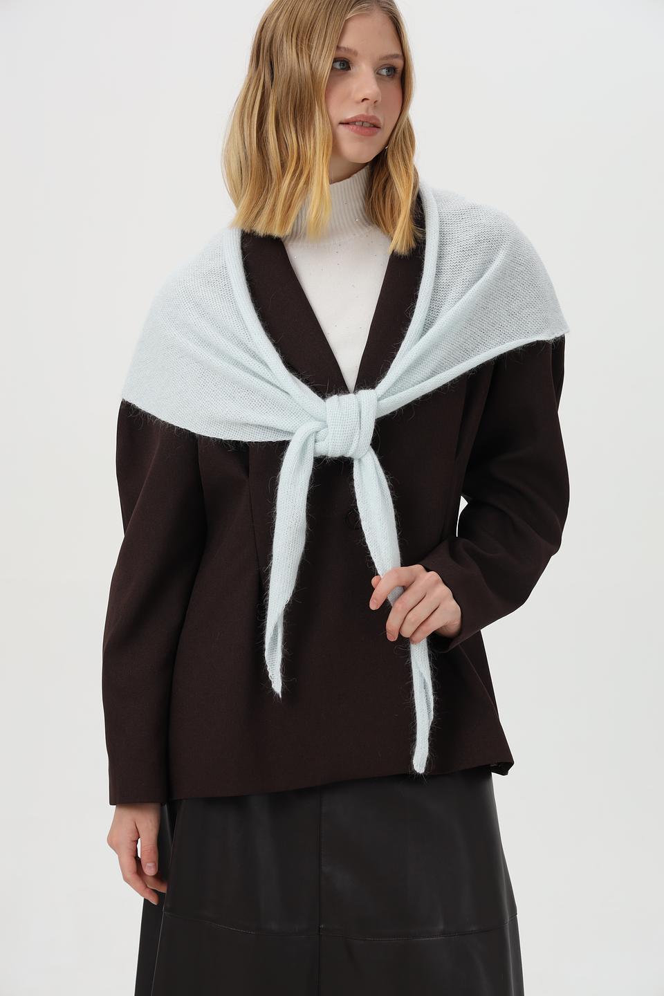 Шарф Julia Florenzi светло-голубой