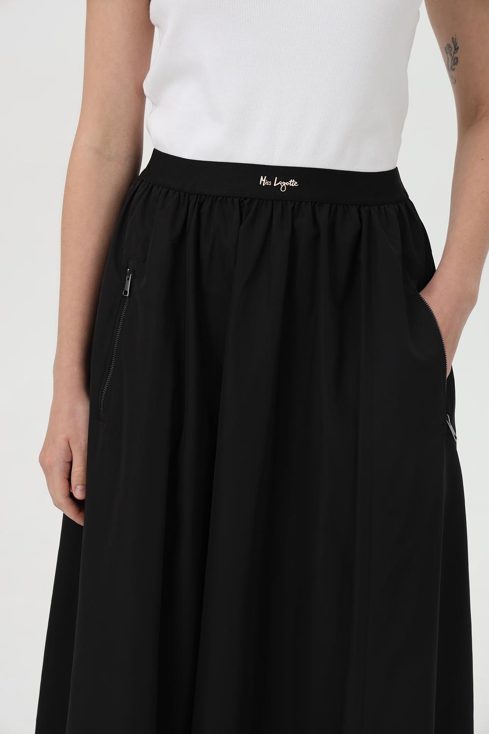 Юбка Miss Lagotte с карманами черная